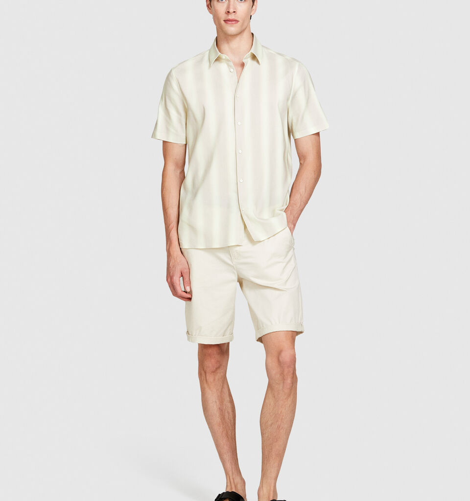 Short sleeve printed shirt - men's slim fit shirts - Multi-color | Sisley image number 1